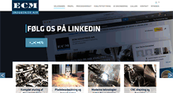 Desktop Screenshot of ecm.dk