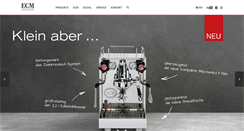 Desktop Screenshot of ecm.de