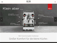 Tablet Screenshot of ecm.de