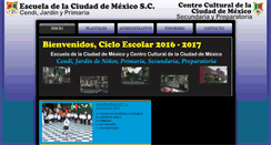 Desktop Screenshot of ecm.edu.mx