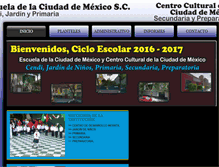 Tablet Screenshot of ecm.edu.mx